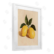 Petal Prints Design | Lemon Pair with Leaves