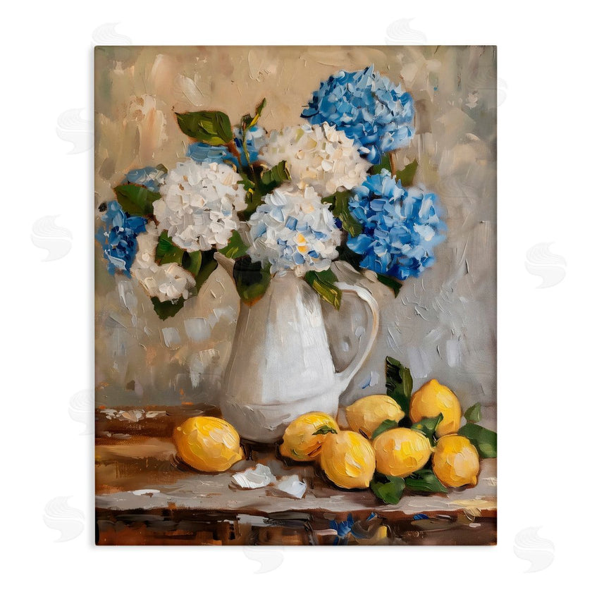 LSR Creative Studio | Hydrangeas and Citrus Still Life