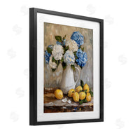 LSR Creative Studio | Hydrangeas and Citrus Still Life
