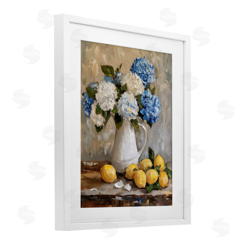 LSR Creative Studio | Hydrangeas and Citrus Still Life