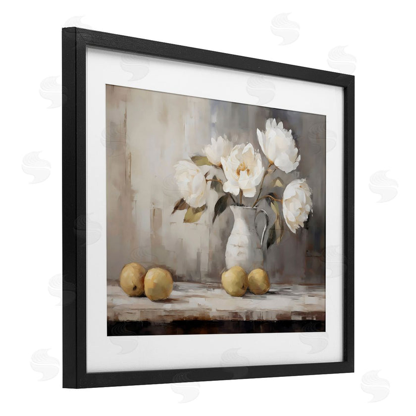 LSR Creative Studio | Vase Of Peonies & Lemons