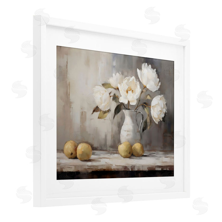 LSR Creative Studio | Vase Of Peonies & Lemons