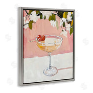 Riley B | Pink Cocktail with Apple Blossoms