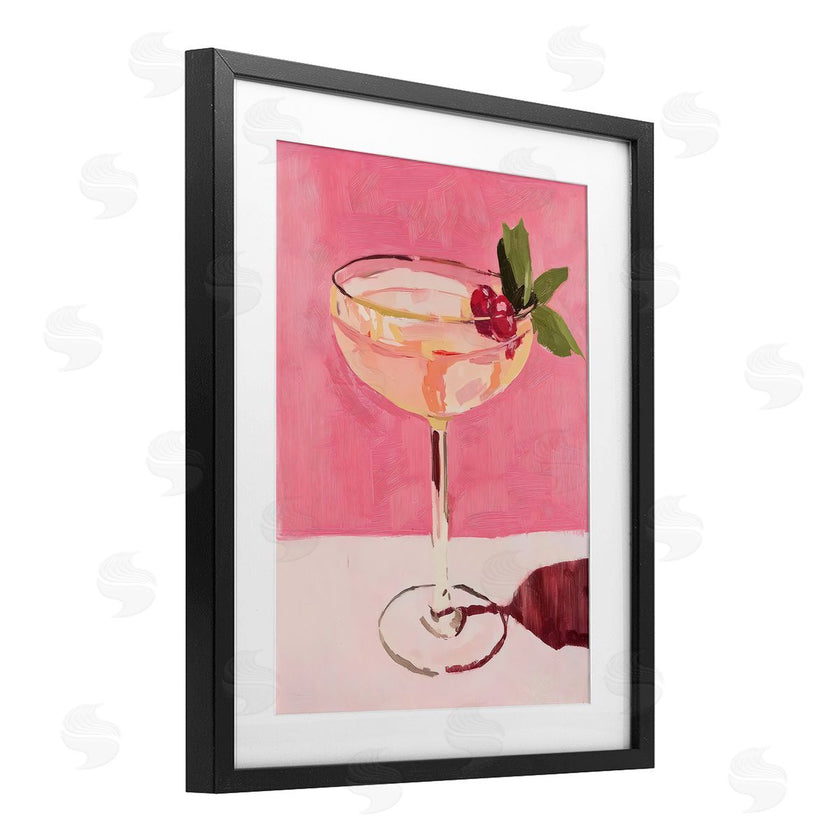 Riley B | Pink Cocktail & Cherries