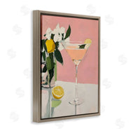 Riley B | Pink Cocktail with Lemons
