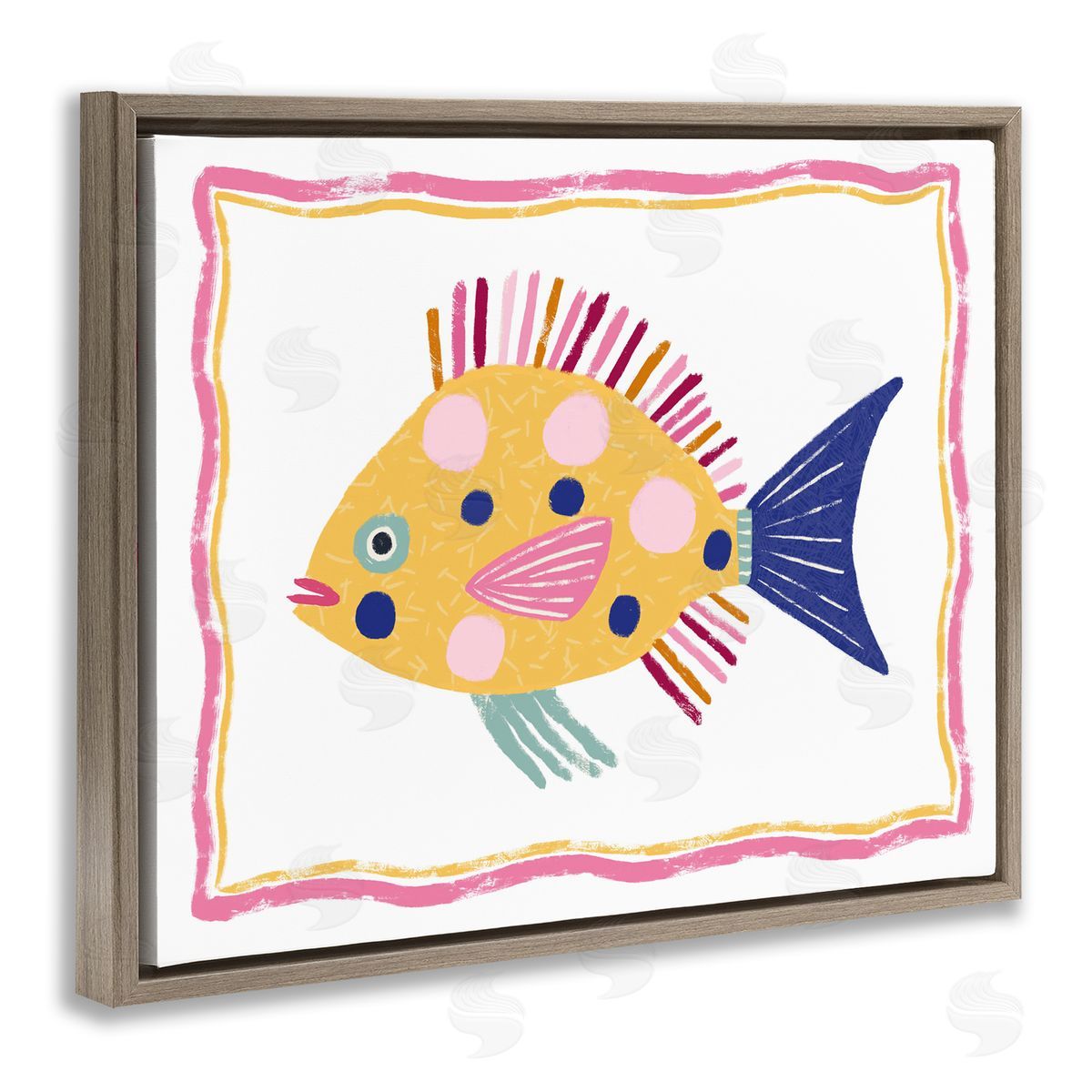 Lisa Nohren | Polka Dot Fish Illustration