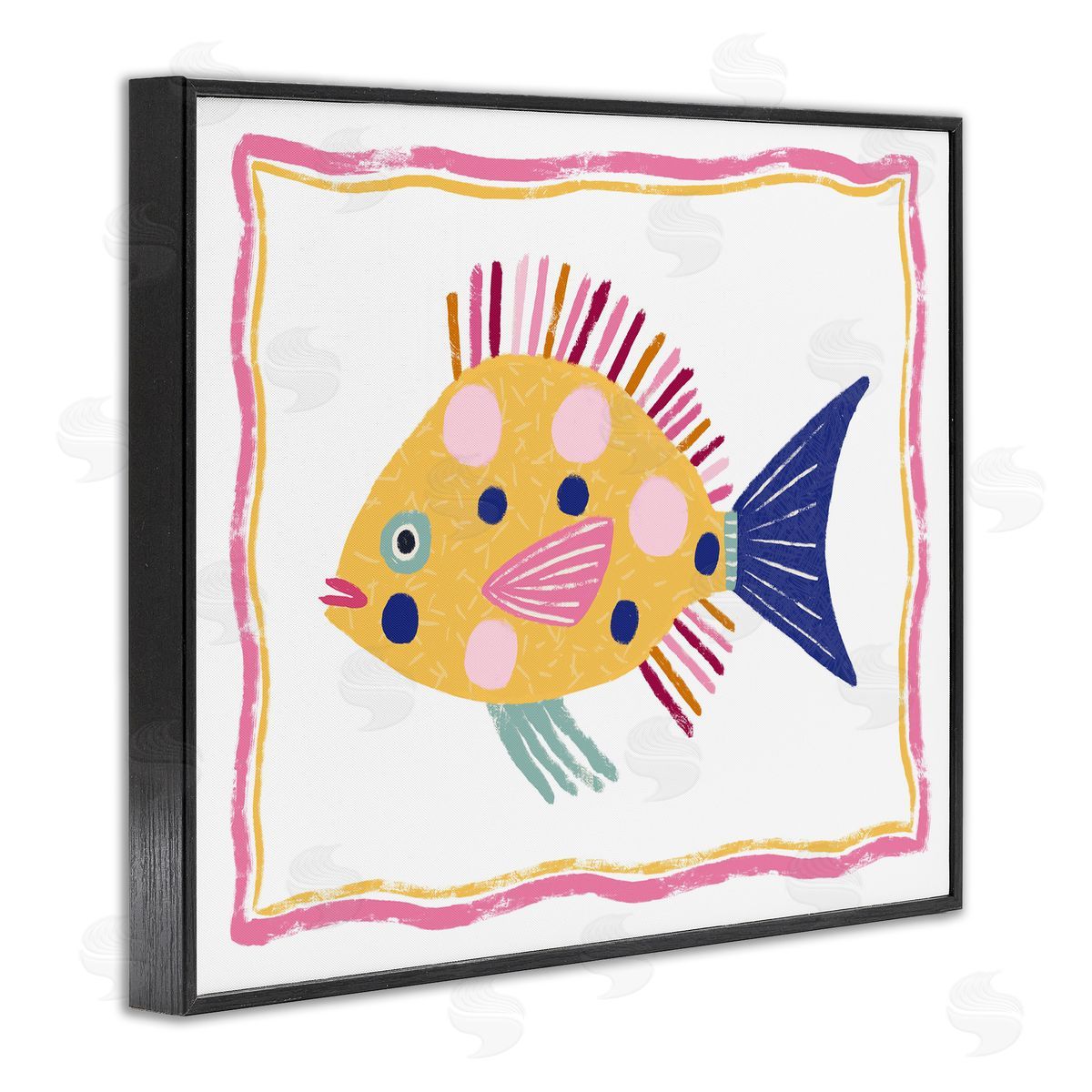 Lisa Nohren | Polka Dot Fish Illustration