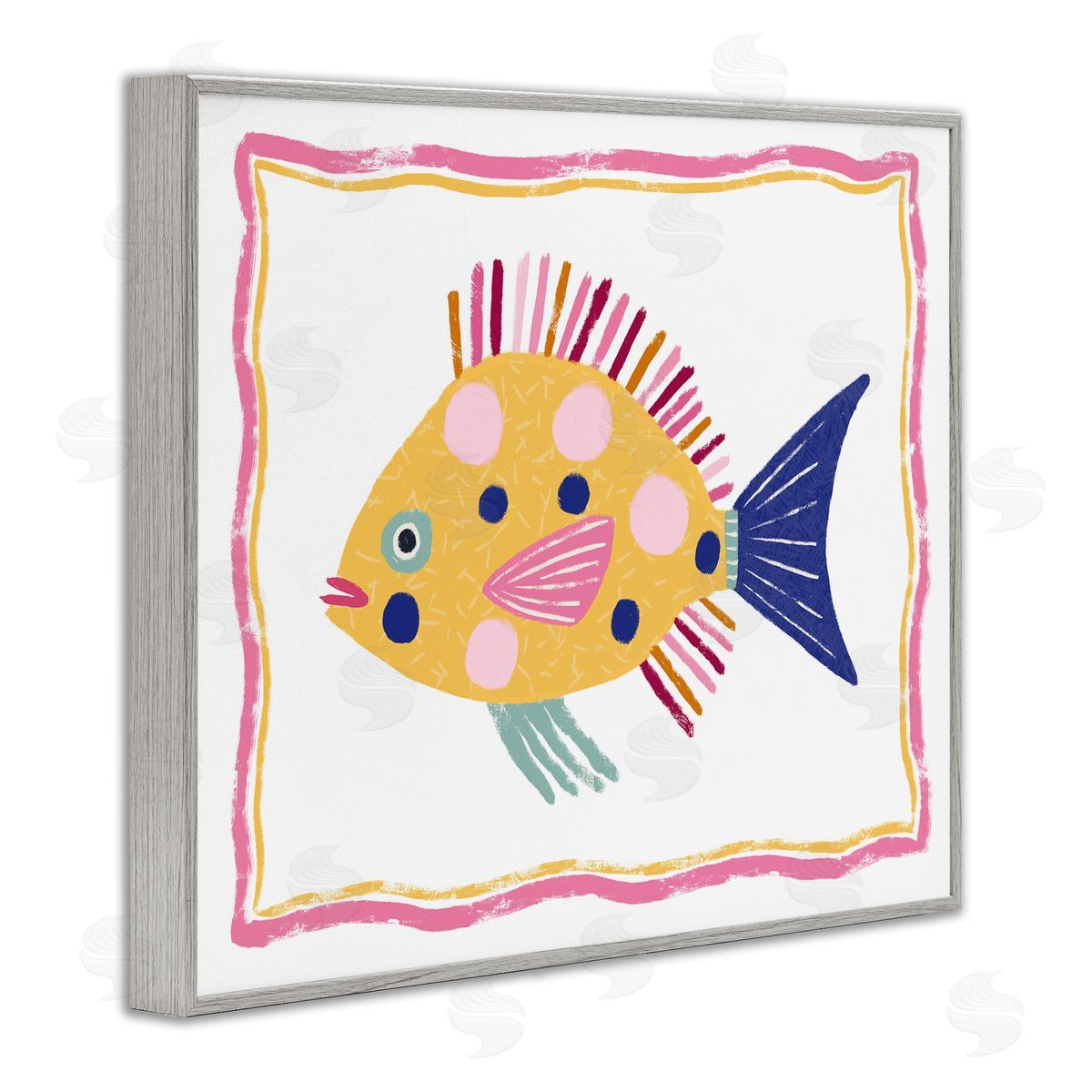 Lisa Nohren | Polka Dot Fish Illustration