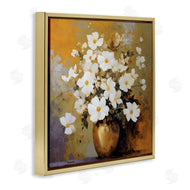 LSR Creative Studio | Golden Vase with Daisies