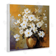 LSR Creative Studio | Golden Vase with Daisies
