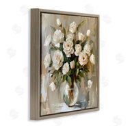 LSR Creative Studio | White Roses In Vase