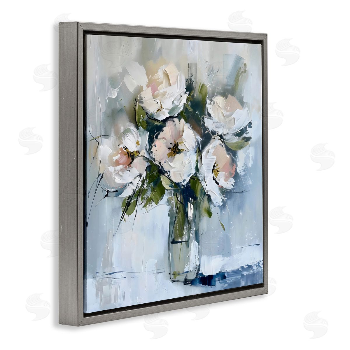 LSR Creative Studio Cottage Chic Modern Bouquet Canvas Wall Art Print