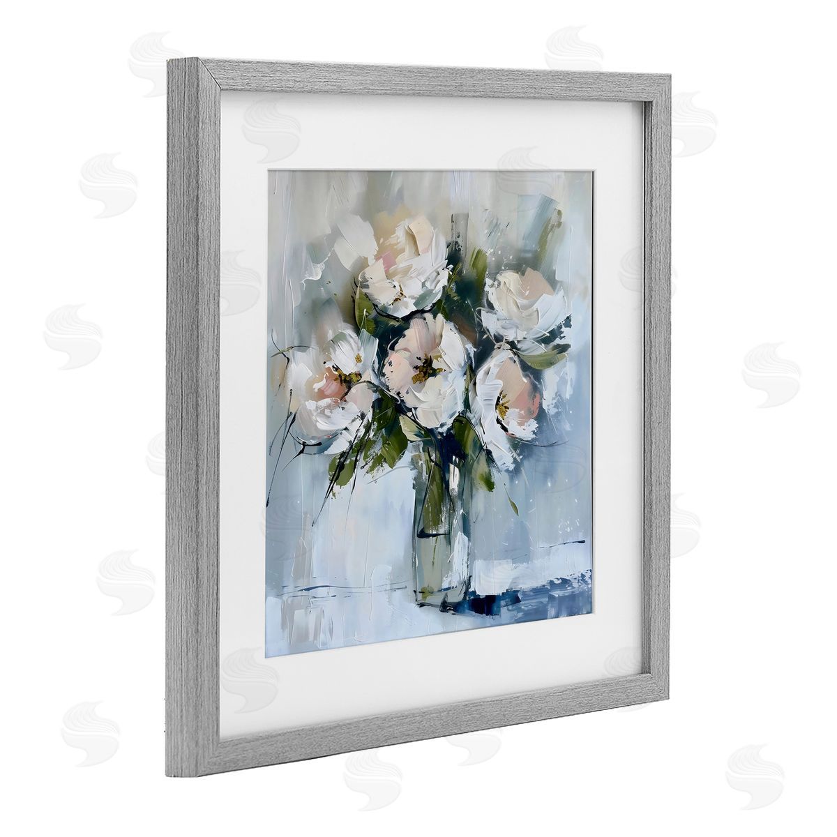 LSR Creative Studio Cottage Chic Modern Bouquet Canvas Wall Art Print