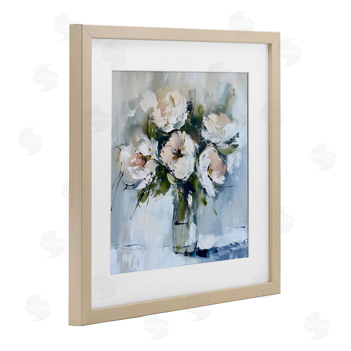 LSR Creative Studio Cottage Chic Modern Bouquet Canvas Wall Art Print