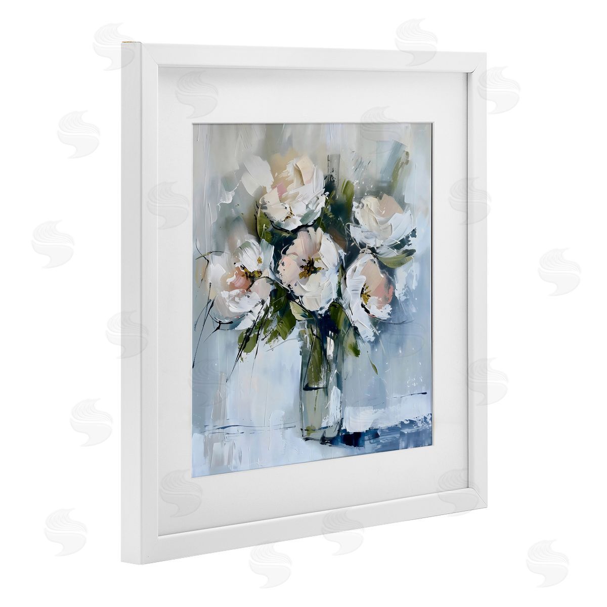 LSR Creative Studio Cottage Chic Modern Bouquet Canvas Wall Art Print