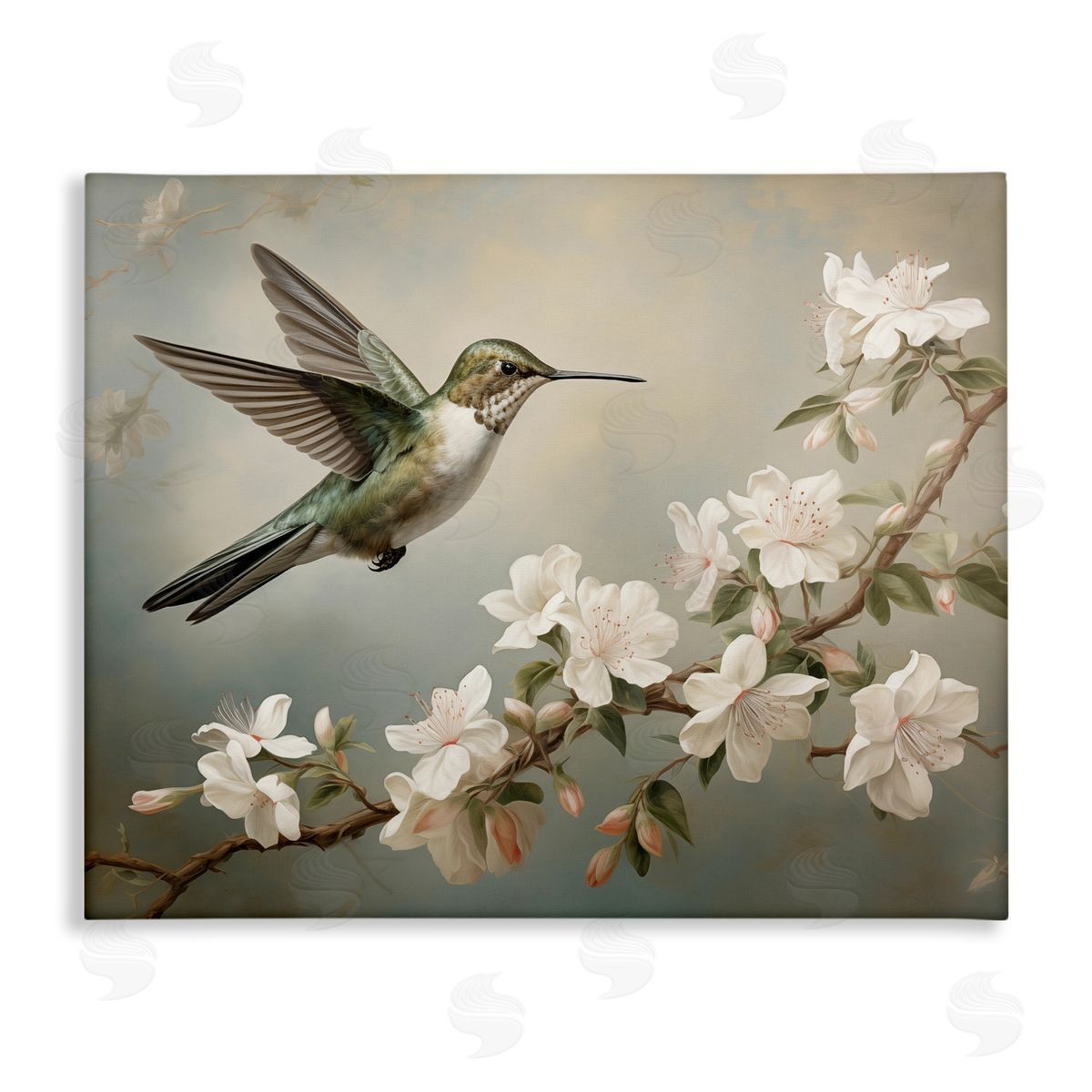 Arlington Prints | Spring Hummingbird & Florals