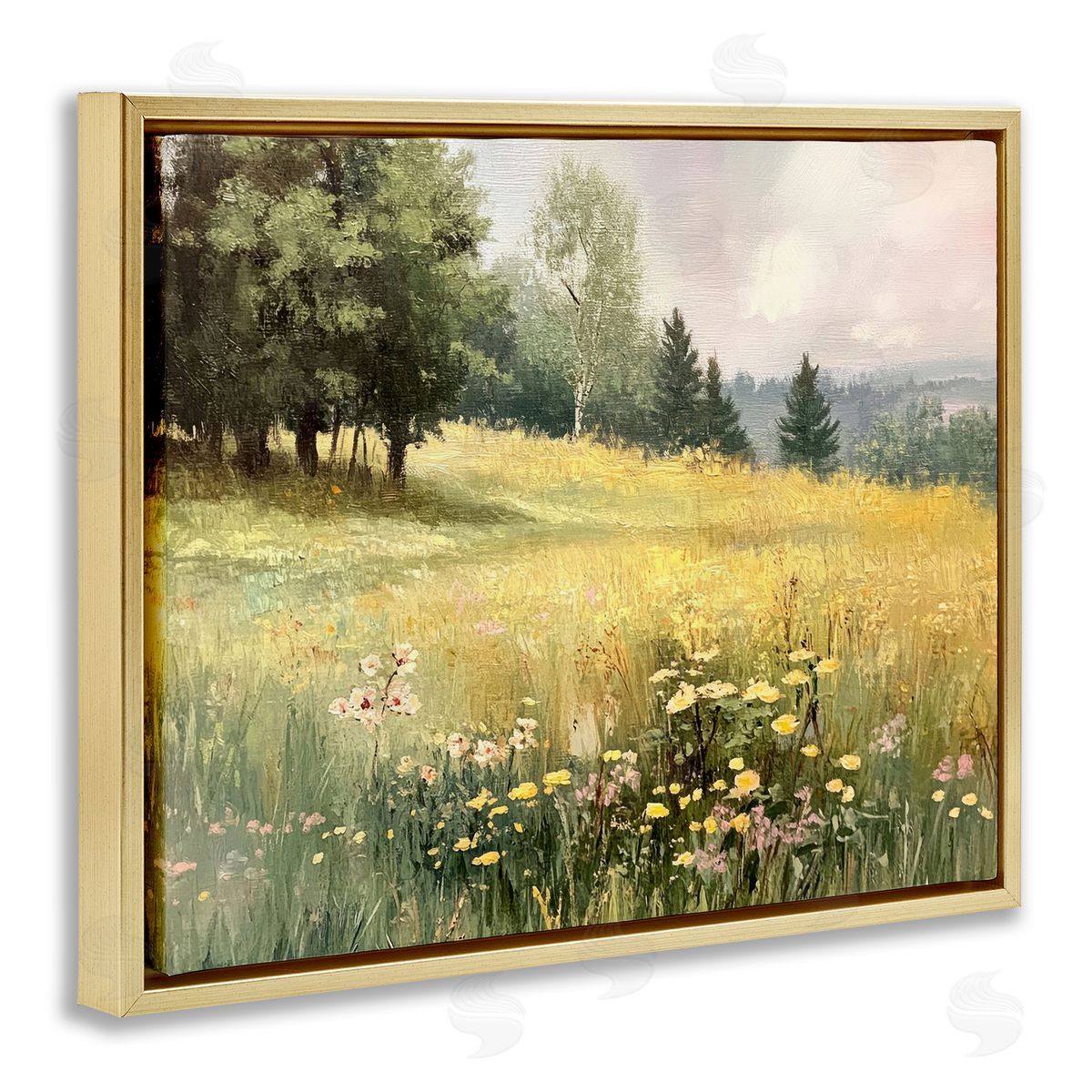 LSR Creative Studio Lush Summer Meadow Canvas Wall Art Print