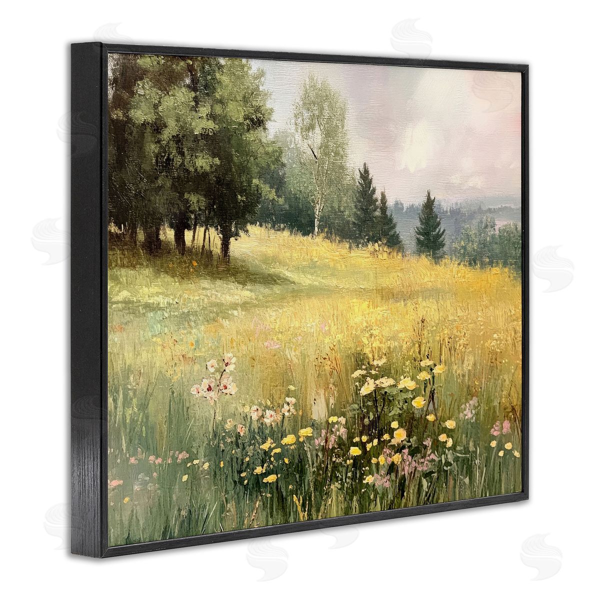 LSR Creative Studio Lush Summer Meadow Canvas Wall Art Print