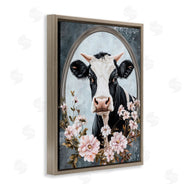 Petal Prints Design | Flower Horned Cow Portrait