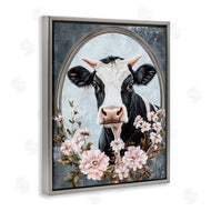 Petal Prints Design | Flower Horned Cow Portrait