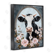 Petal Prints Design | Flower Horned Cow Portrait