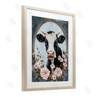 Petal Prints Design | Flower Horned Cow Portrait