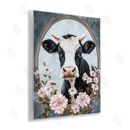 Petal Prints Design | Flower Horned Cow Portrait