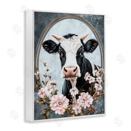Petal Prints Design | Flower Horned Cow Portrait