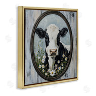 Petal Prints Design | Classic Cow & Daisy Portrait