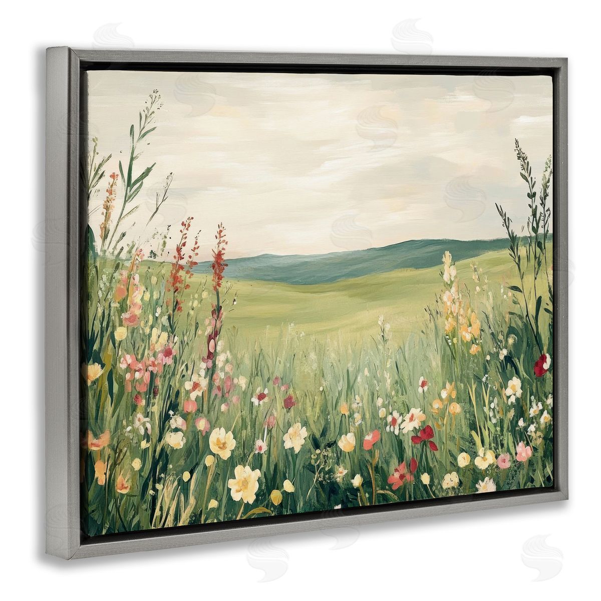 Petal Prints Design Nature's Meadow View Canvas Wall Art Print