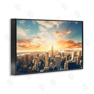 LSR Creative Studio | Golden Hour Cityscape Sunset