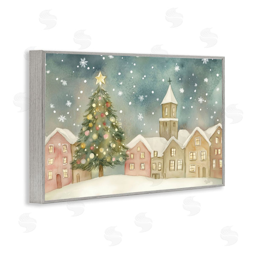 LSR Design Studio | Christmas Village Snowfall