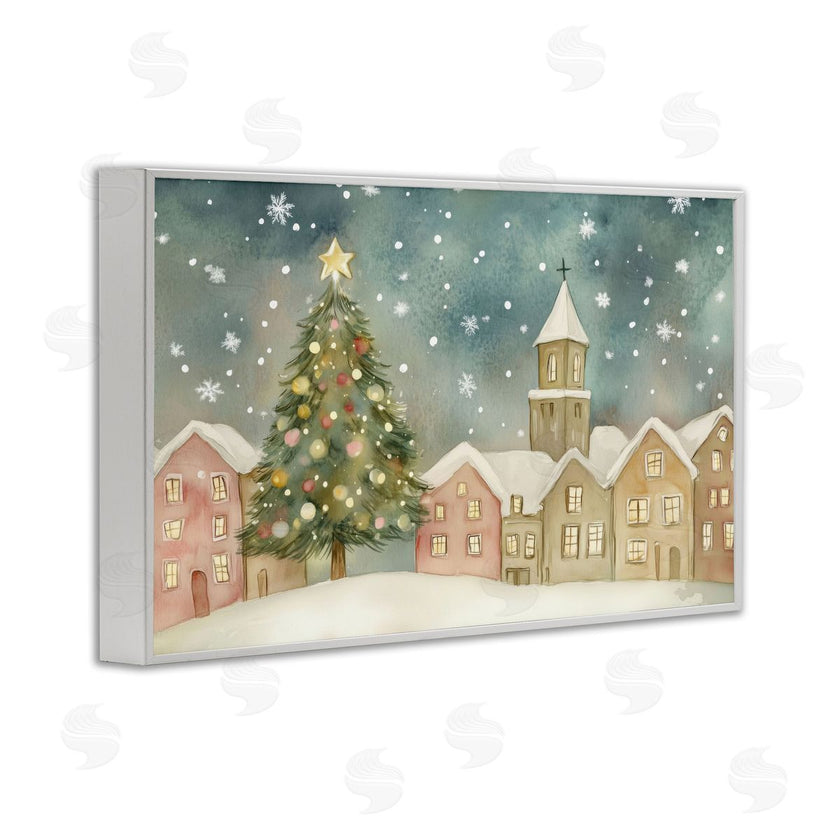LSR Design Studio | Christmas Village Snowfall