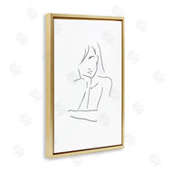 Martina Pavlova | Sad Female Line Drawing