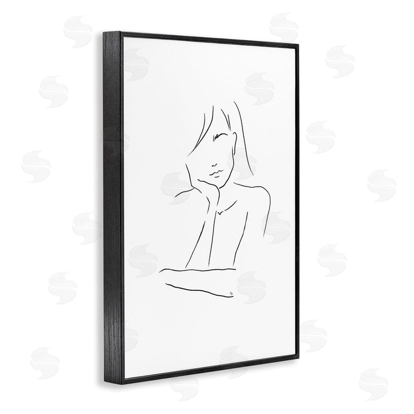 Martina Pavlova | Sad Female Line Drawing