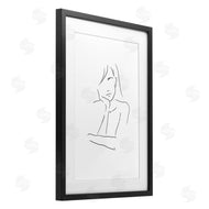Martina Pavlova | Sad Female Line Drawing