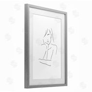 Martina Pavlova | Sad Female Line Drawing