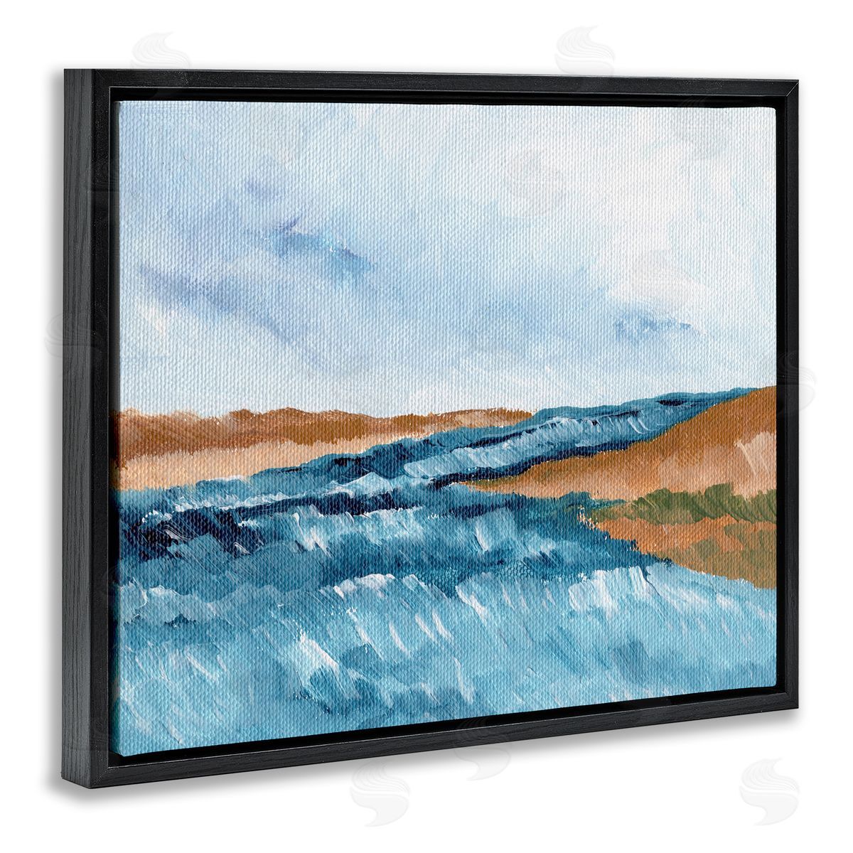 Nikita Jariwala Coastal Dreams Abstraction Canvas Wall Art Print