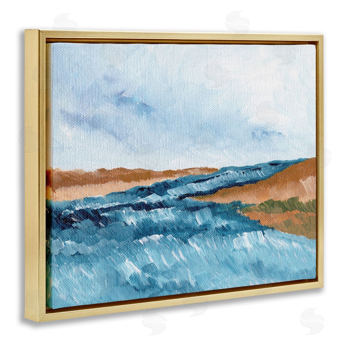 Nikita Jariwala Coastal Dreams Abstraction Canvas Wall Art Print