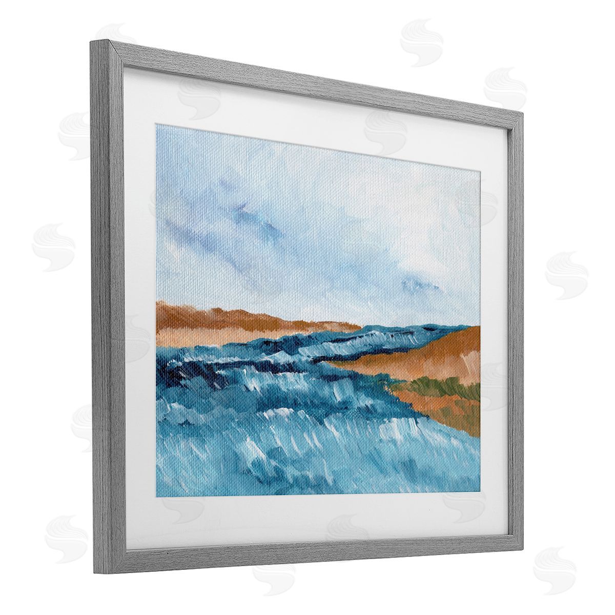 Nikita Jariwala Coastal Dreams Abstraction Canvas Wall Art Print