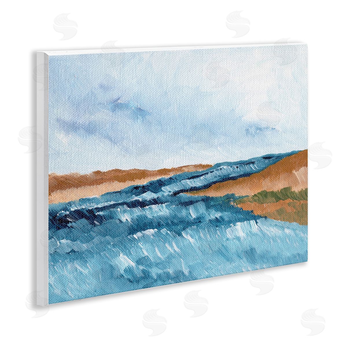 Nikita Jariwala Coastal Dreams Abstraction Canvas Wall Art Print