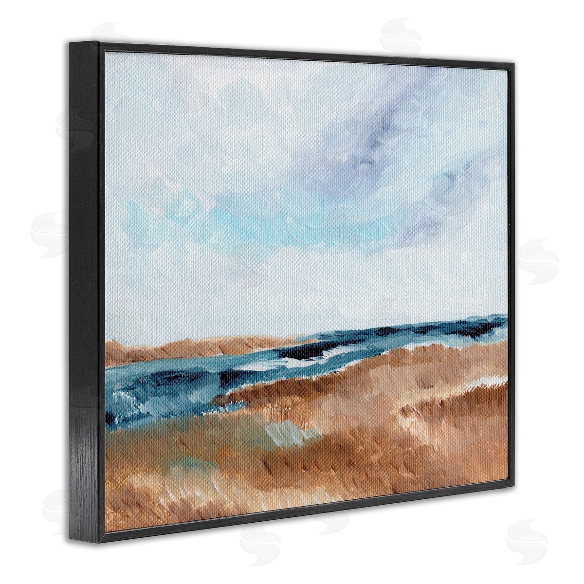 Nikita Jariwala Coastal View Horizon Canvas Wall Art Print