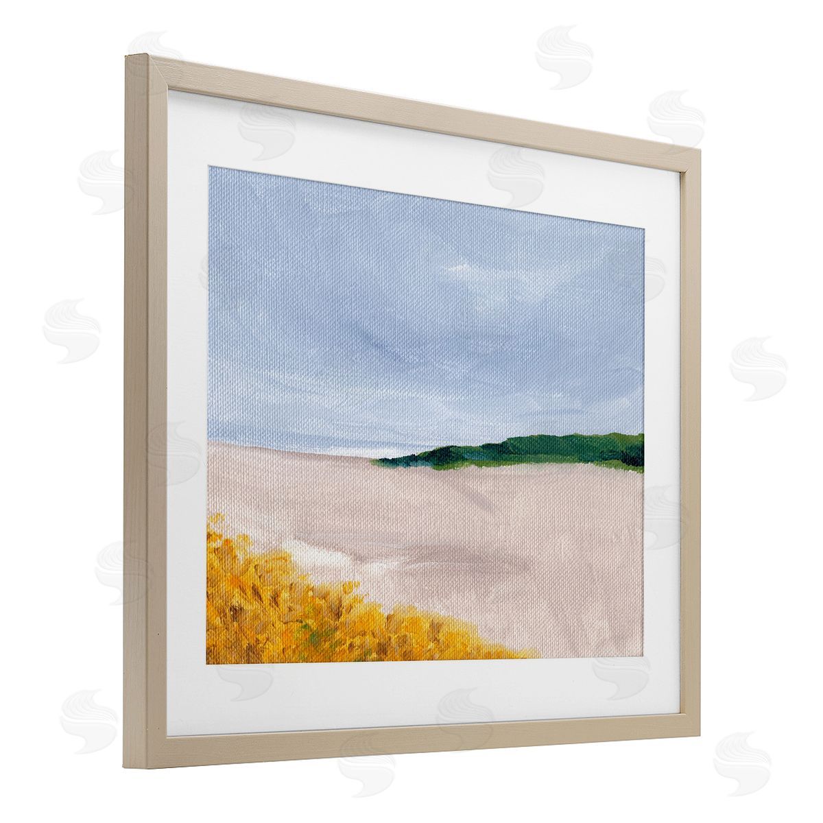 Nikita Jariwala Soft Sicily Landscape Canvas Wall Art Print