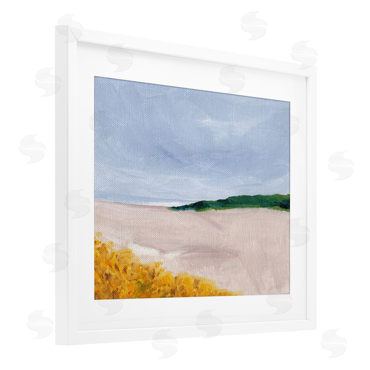 Nikita Jariwala Soft Sicily Landscape Canvas Wall Art Print