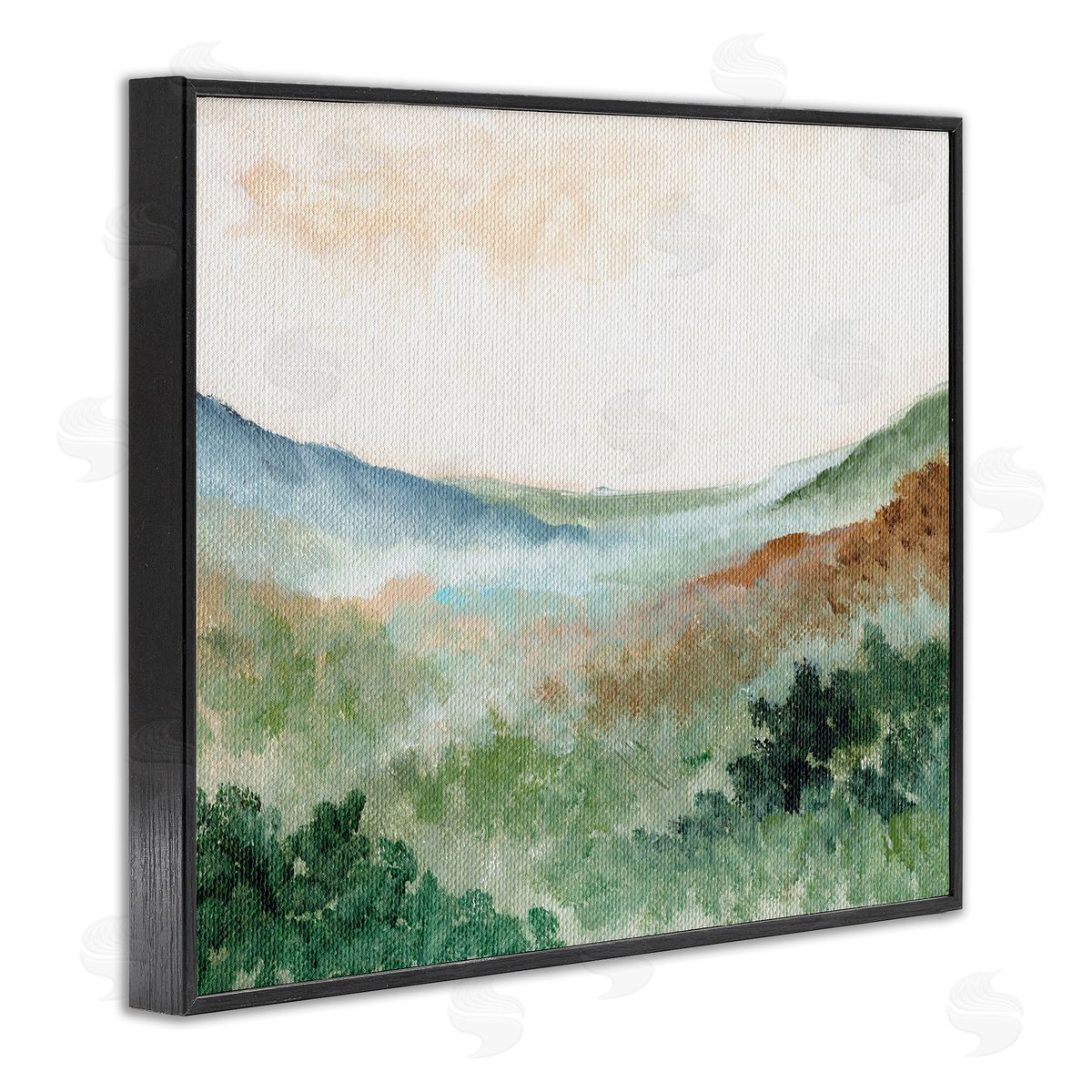 Nikita Jariwala Dreamy Green Landscape Canvas Wall Art Print