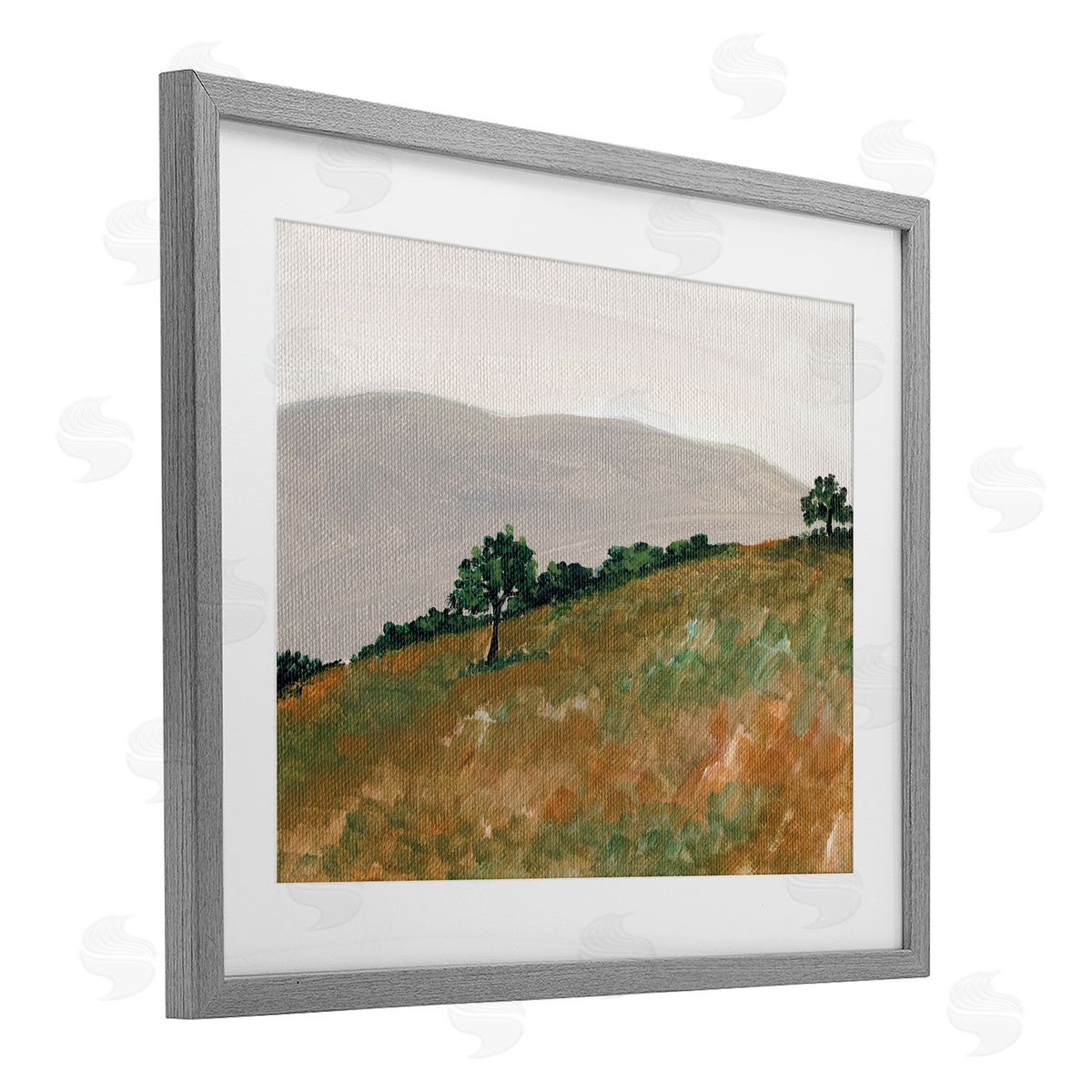 Nikita Jariwala Hill View Landscape Canvas Wall Art Print