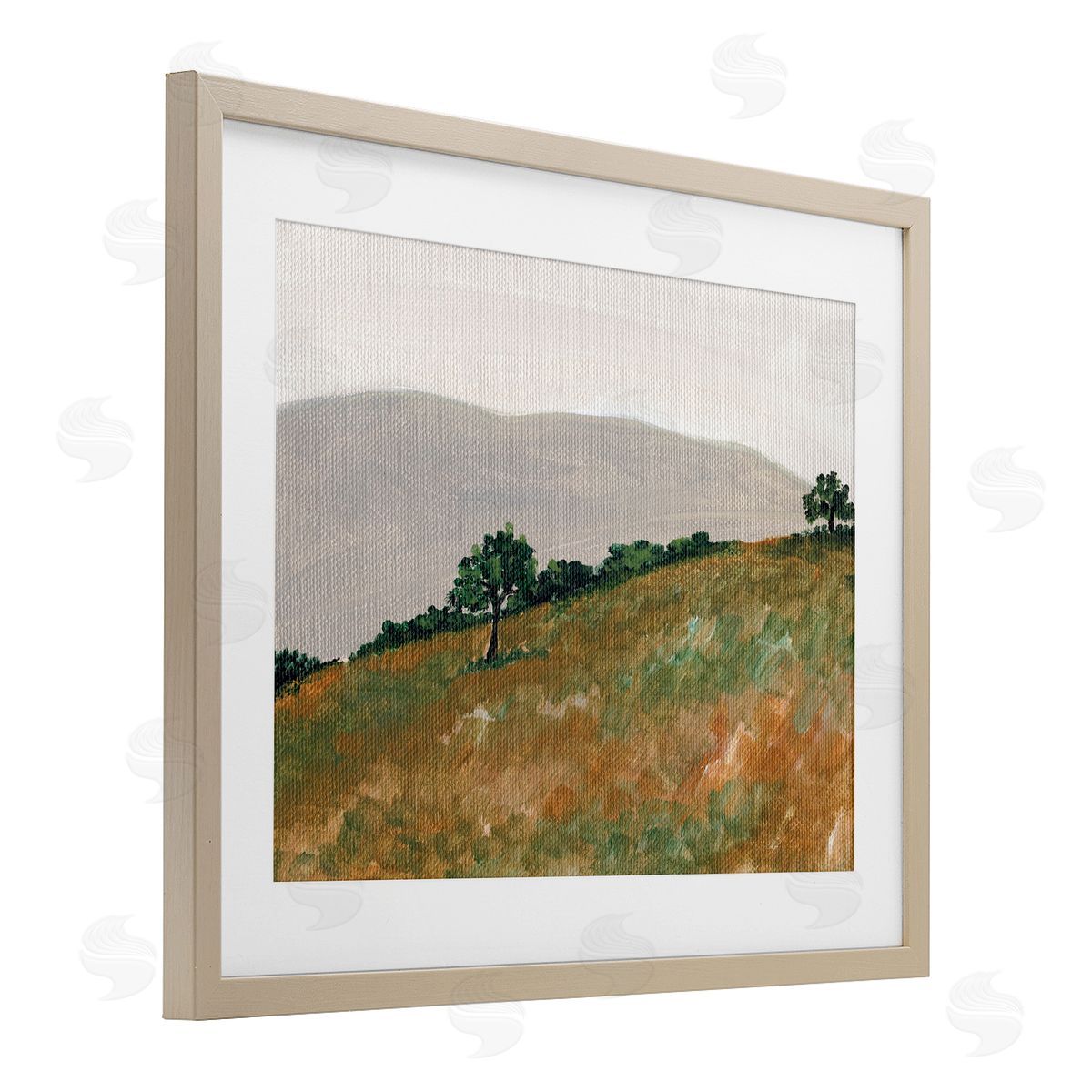 Nikita Jariwala Hill View Landscape Canvas Wall Art Print