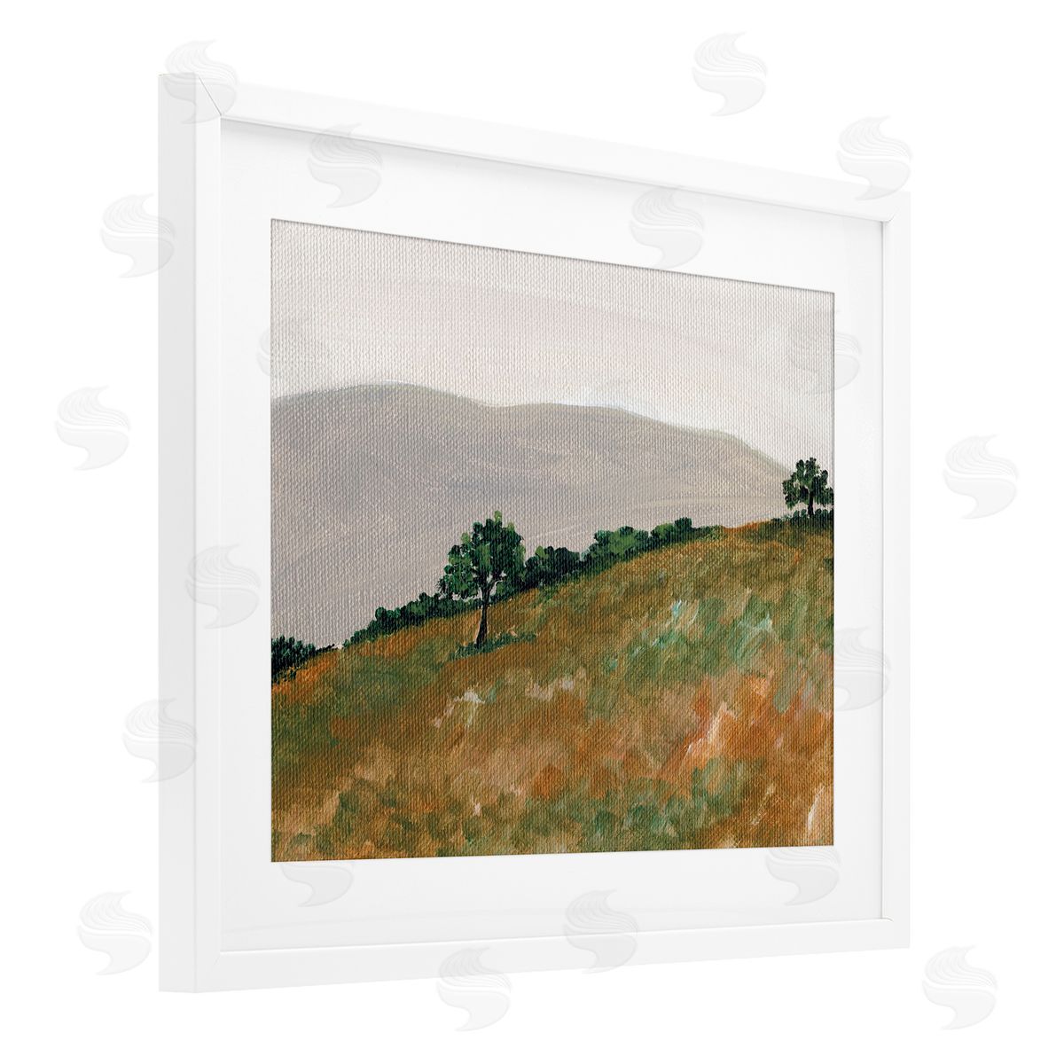 Nikita Jariwala Hill View Landscape Canvas Wall Art Print
