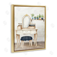 Kim Allen | Blue Tub Bathroom Vanity