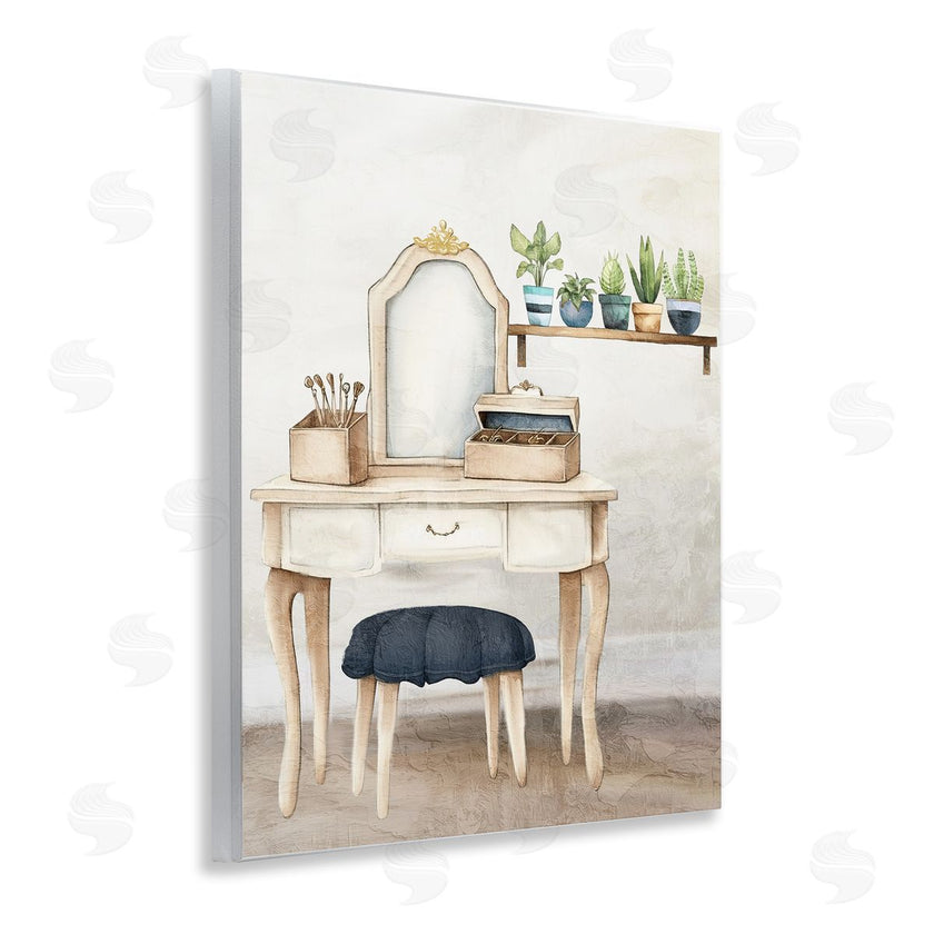 Kim Allen | Blue Tub Bathroom Vanity